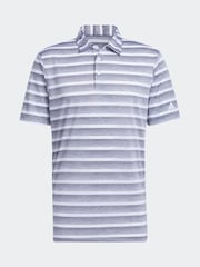 adidas Golf Two Colour Striped Polo Shirt - Image 1 of 1