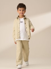 Angel & Rocket Cream Tyson Casual Embroidered Jacket - Image 3 of 7