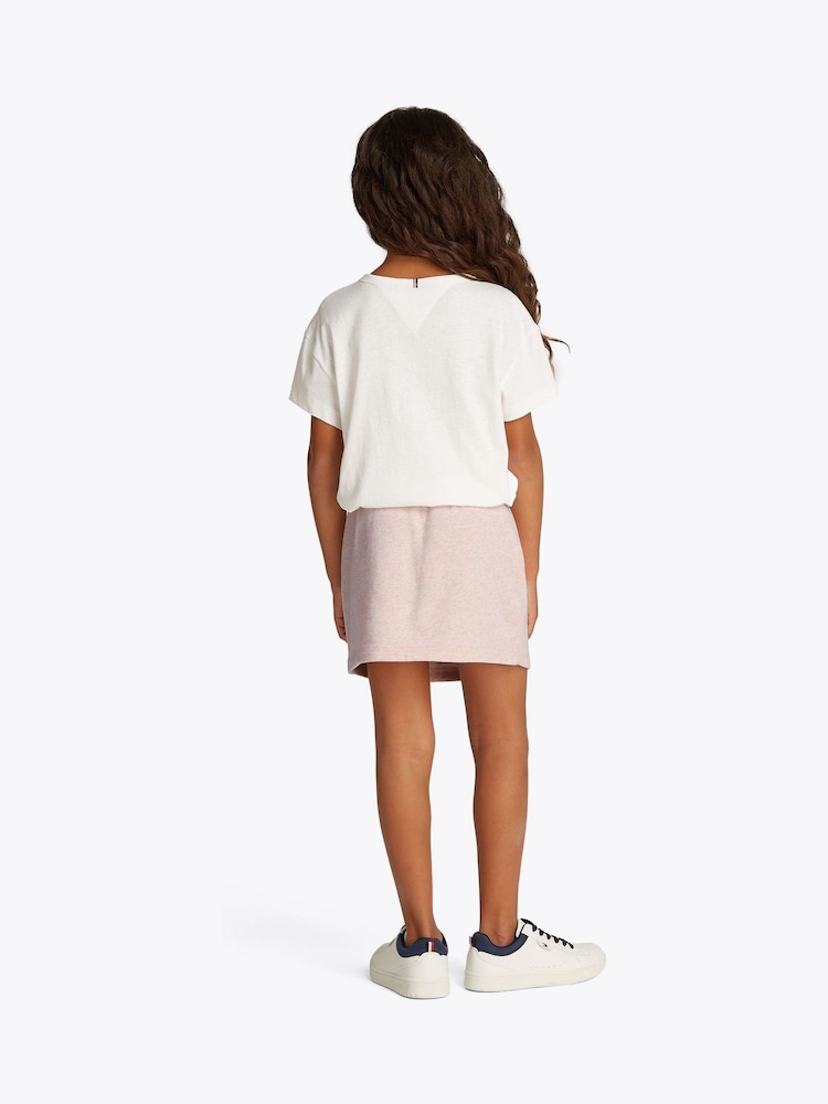 Tommy Hilfiger Orange Pleated Terry Skirt - Image 2 of 6