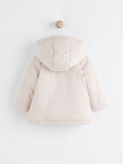 Cream Wrap Baby Hooded Jersey Jacket - Image 2 of 7