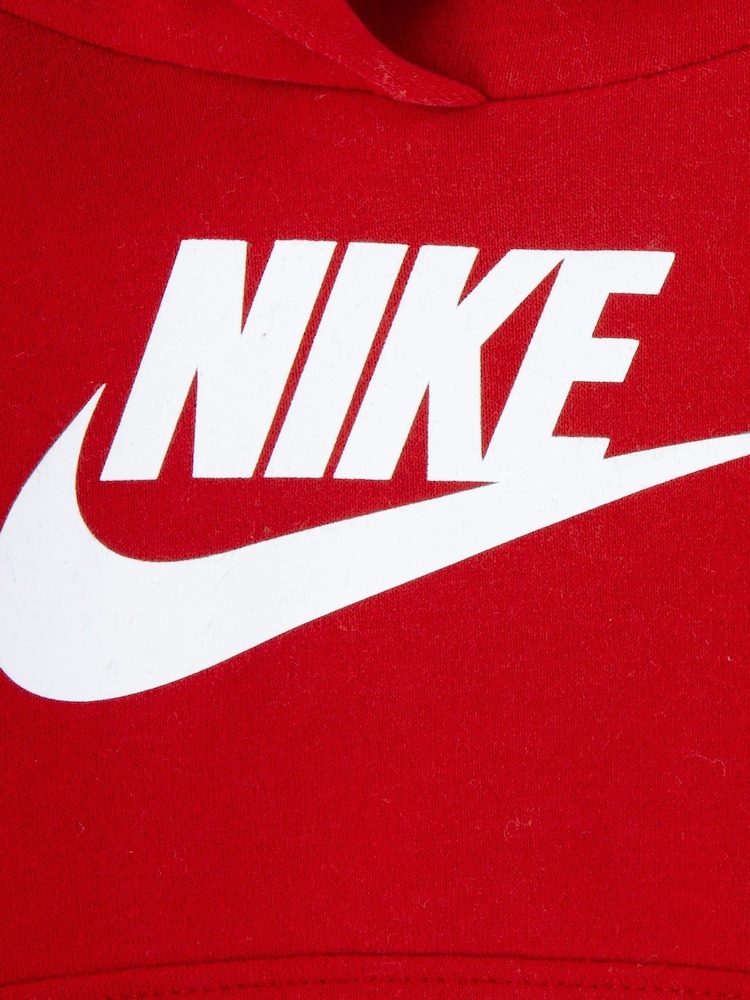 Nike Red Infant Club Fleece Tracksuit - Image 5 of 5