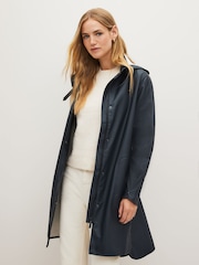 Ilse Jacobsen Loose Fit Waterproof A Shape Raincoat - Image 1 of 9