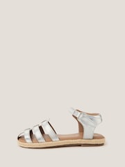 Monsoon Silver Leather Fisherman Sandals - Image 1 of 3